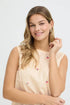 Fransa Bernie Blouse Yellow White Stripe Floral
