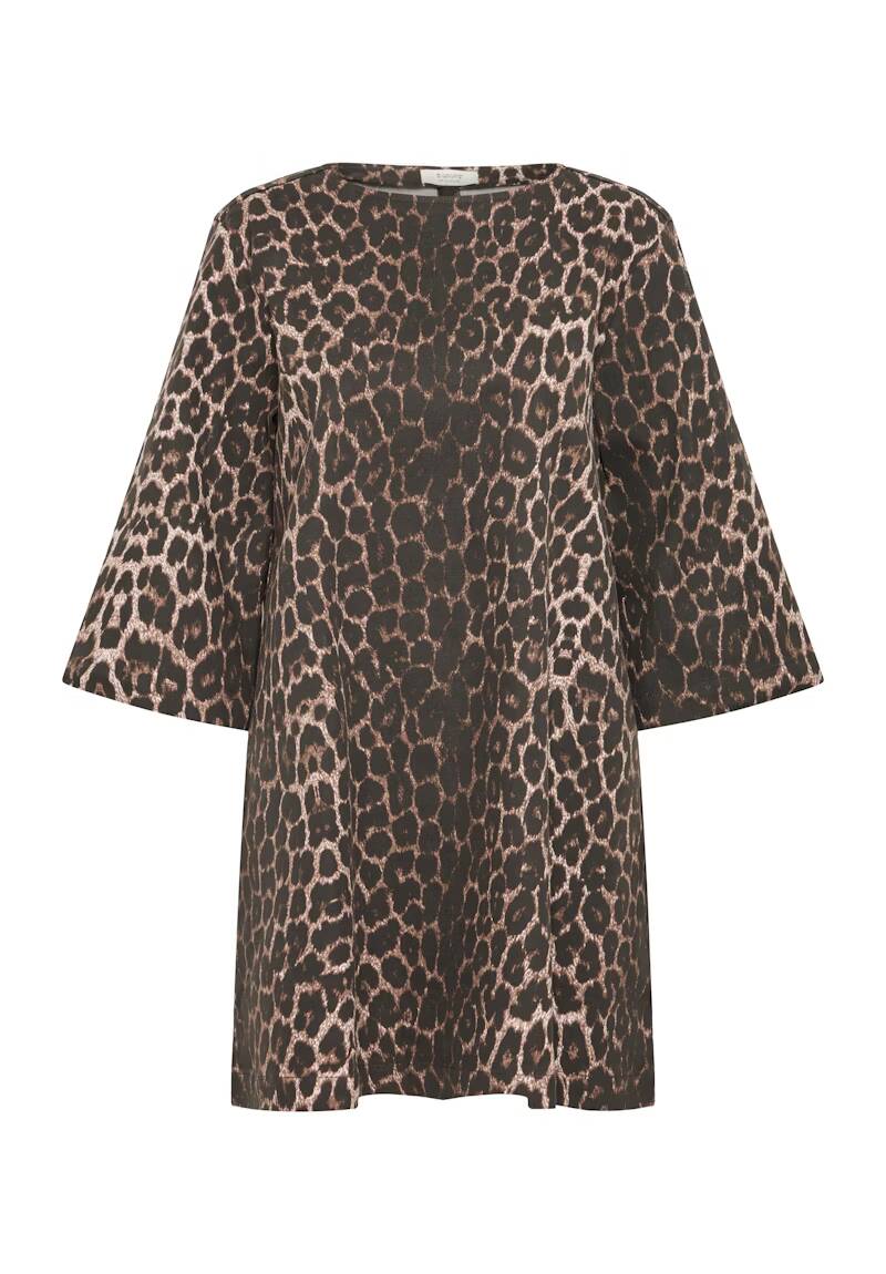 b.young Kenna Dress Denim Leopard Mix