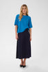 Saint Tropez Mila Boxy SS Pullover Campanula Melange