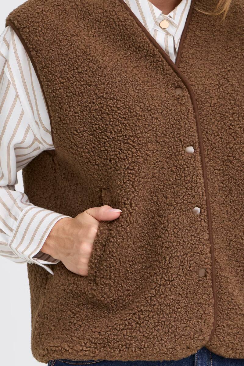 Fansa Gwynne Gilet Cocoa