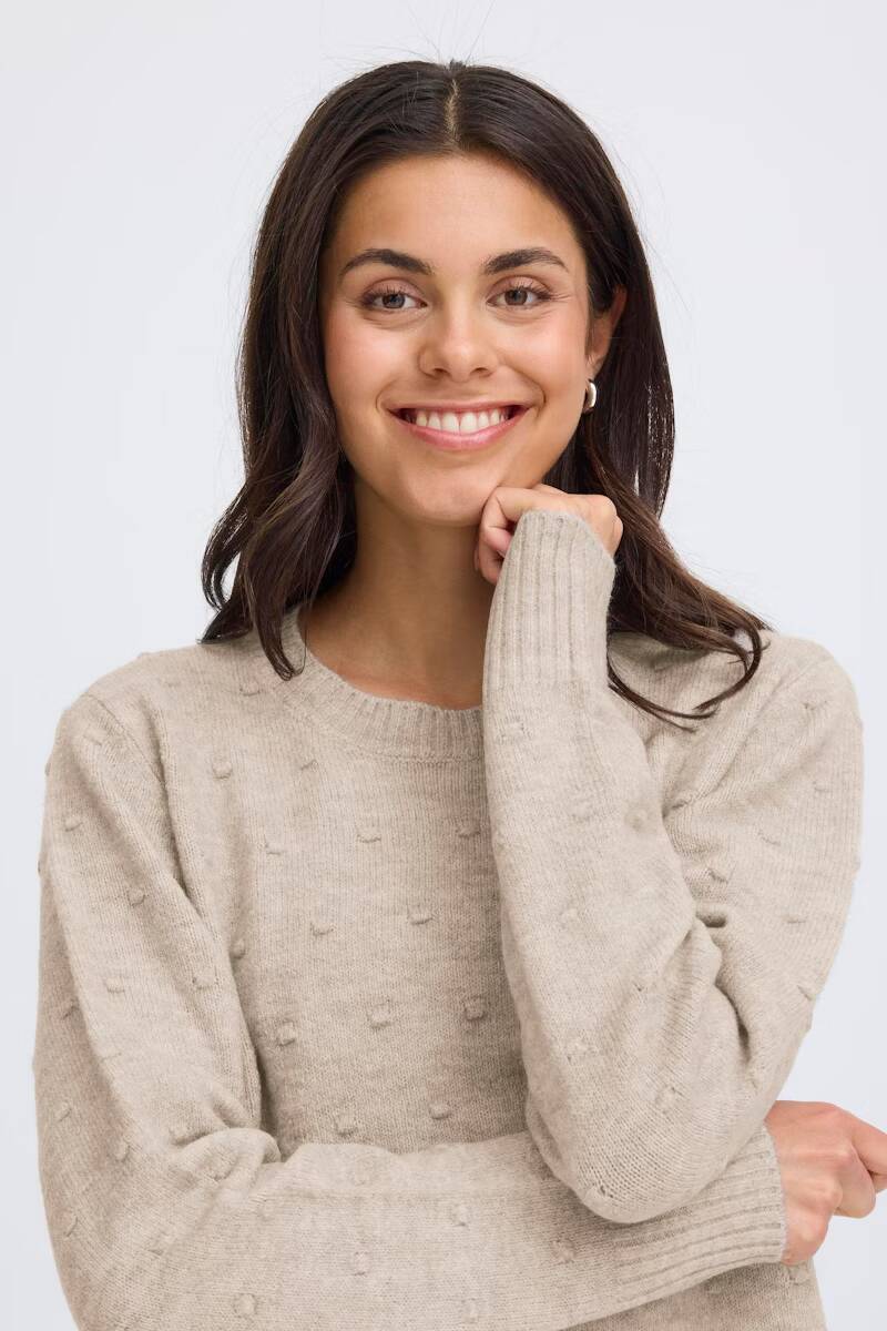 Fansa Elise Jumper Moon Rock Melange