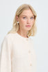 b.young Omea Deco Cardigan Birch Melange