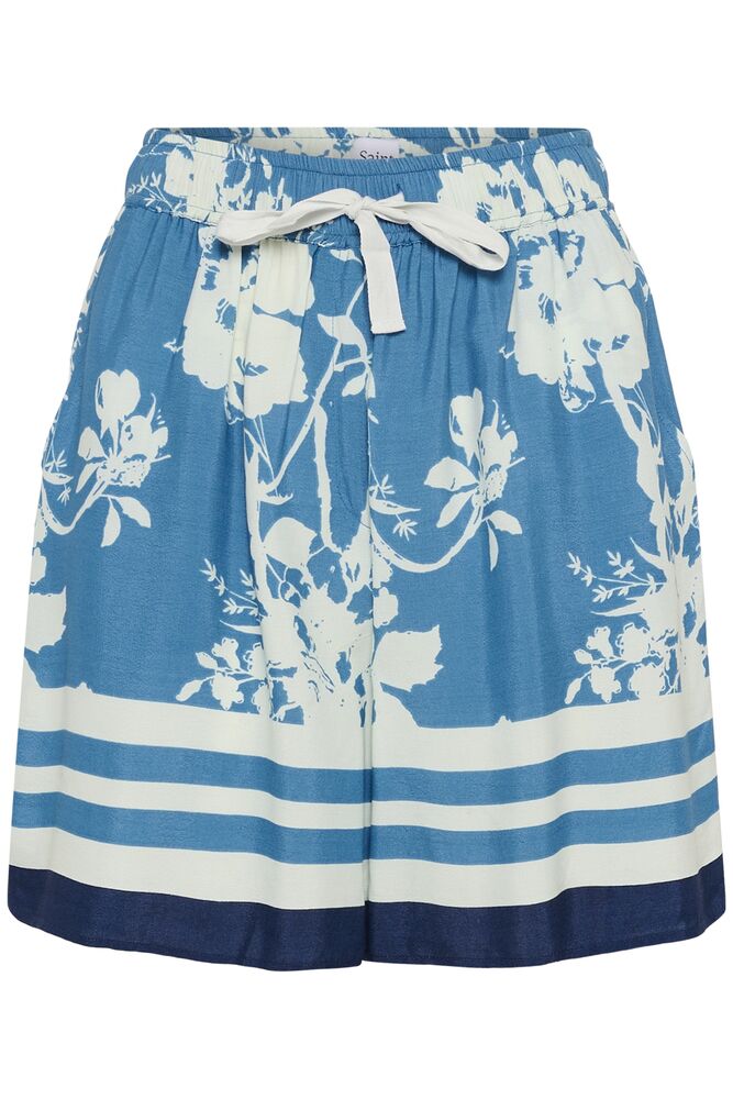 Saint Tropez Rasheda Shorts Vallarta Blue Flower Bouquet