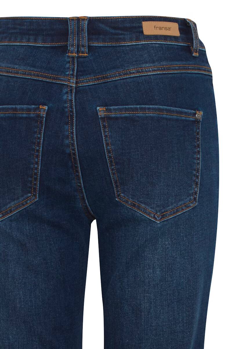 Fransa Atlanta Hanna Bootcut Jeans Dark Blue Denim