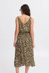 Fransa Ease Dress Brown Leopard Art