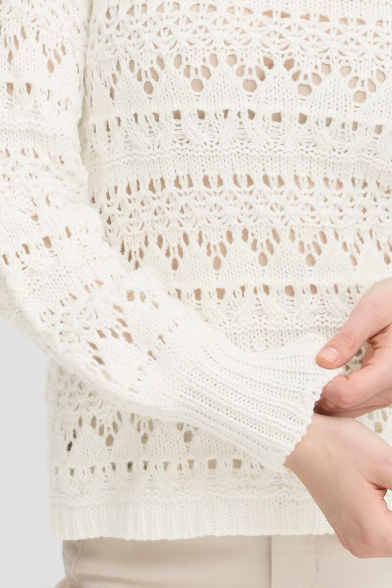 Fransa Costa Knit Pullover Birch