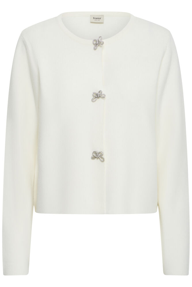 Fransa Sally Cardigan Whisper White