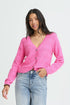 b.young Mikala Short Cardigan Phlox Pink