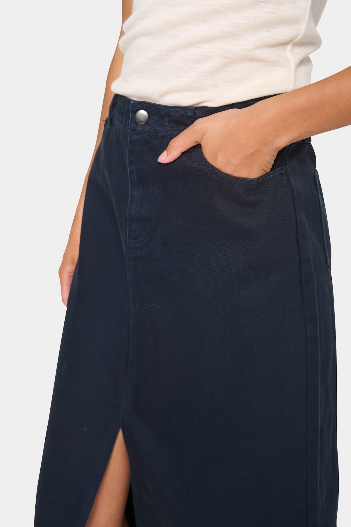 Saint Tropez Ilu Denim Skirt Midnight Sail