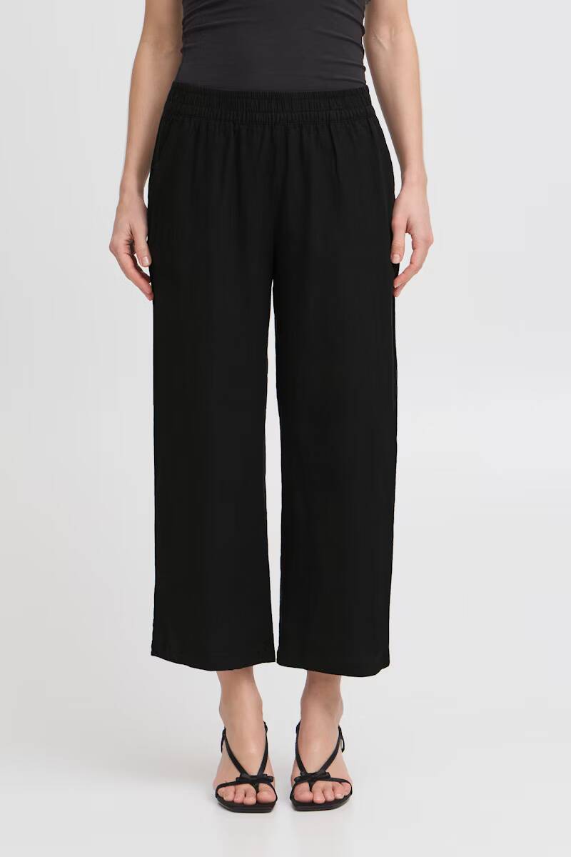 b.young Falakka Crop Trousers Black