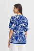 Fransa Cora Blouse Blue Lolite Art
