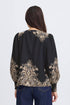 Fansa Adara Blouse Black Paisley