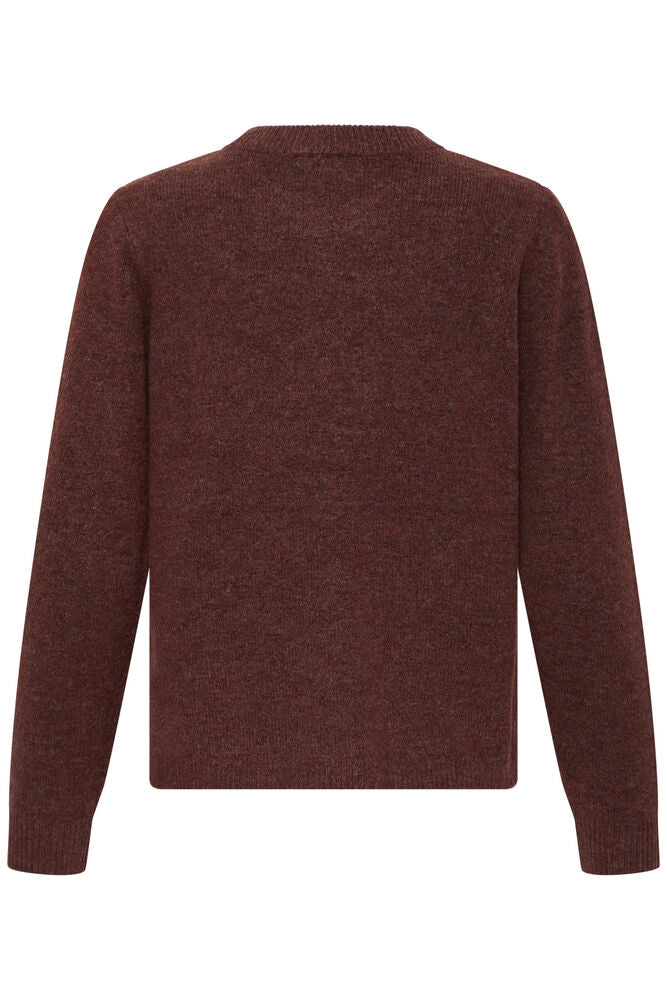 Fransa Ellis Pullover Rum Raisin Melange