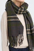 b.young Welch Scarf Java/Avocado Check Scarf