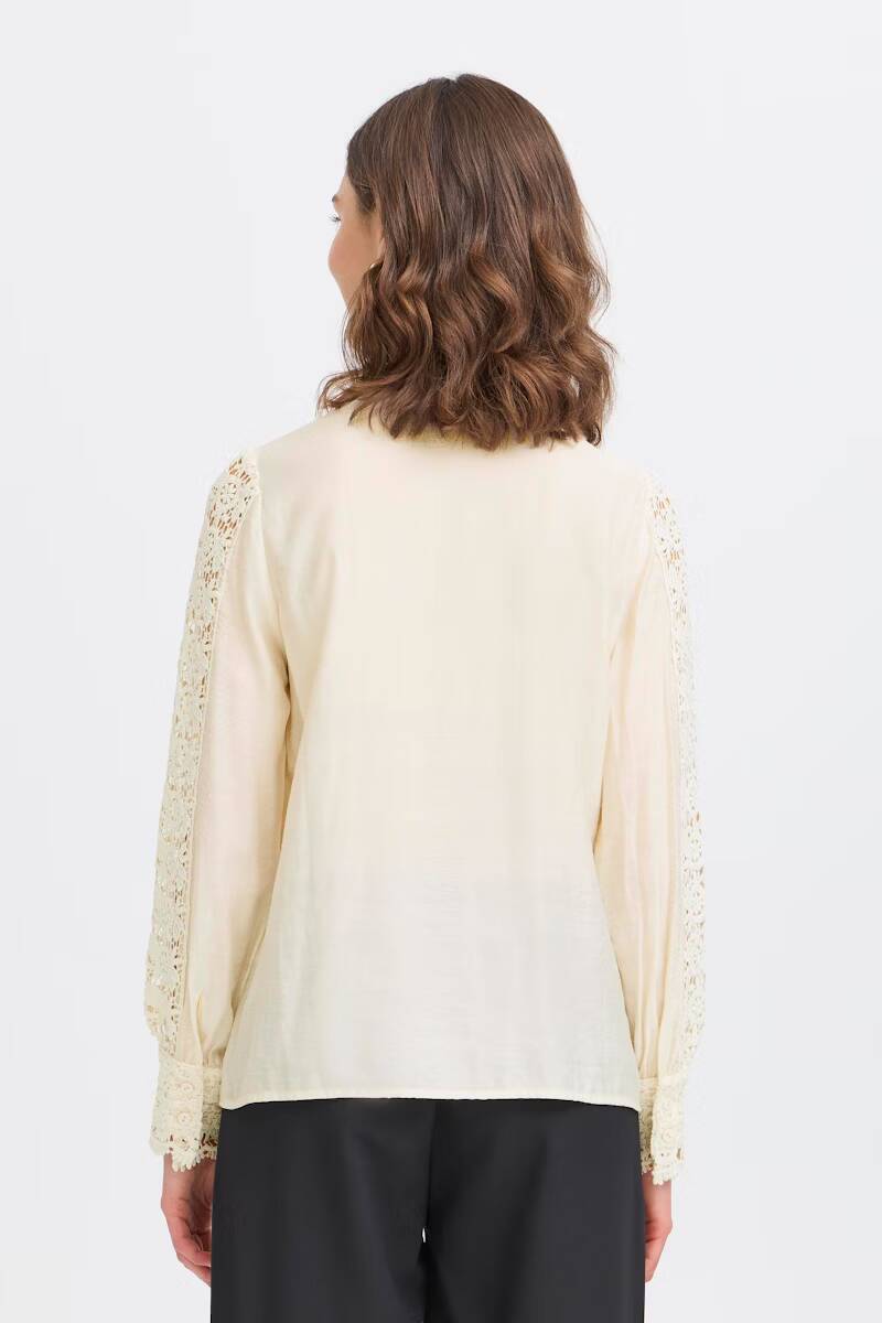 Fansa Blondie Blouse Whisper White
