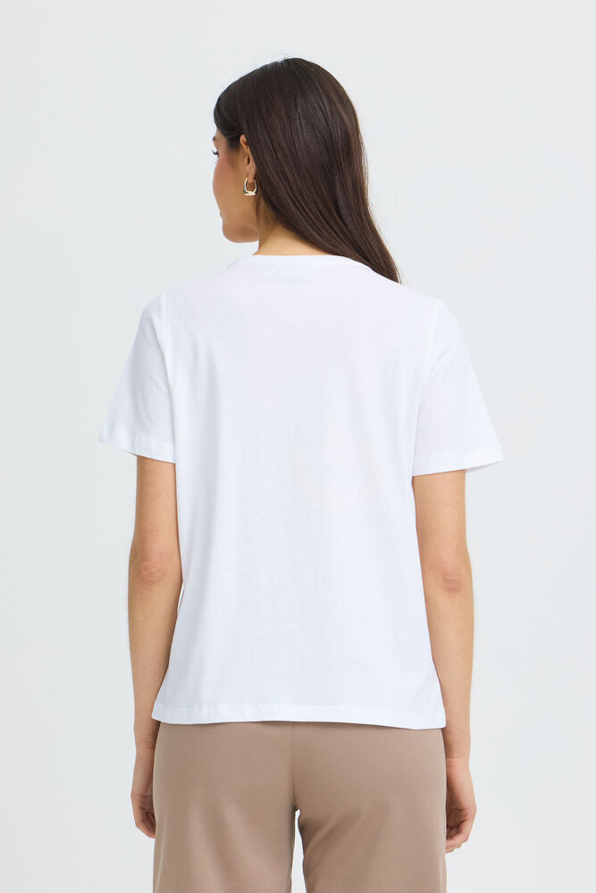 Fransa Francesca T-Shirt Savannah Tann Flower