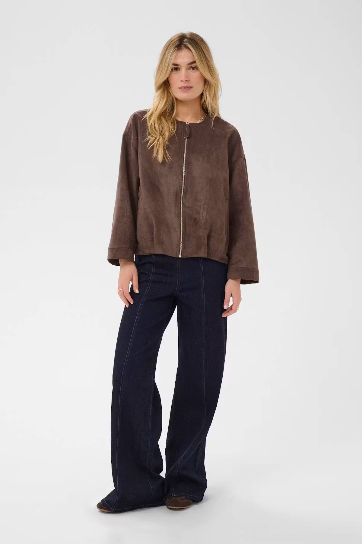 Saint Tropez Shadow Jacket Chocolate Brown
