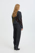 b.young Osmilla Cardigan Dark Grey Melange Argyle