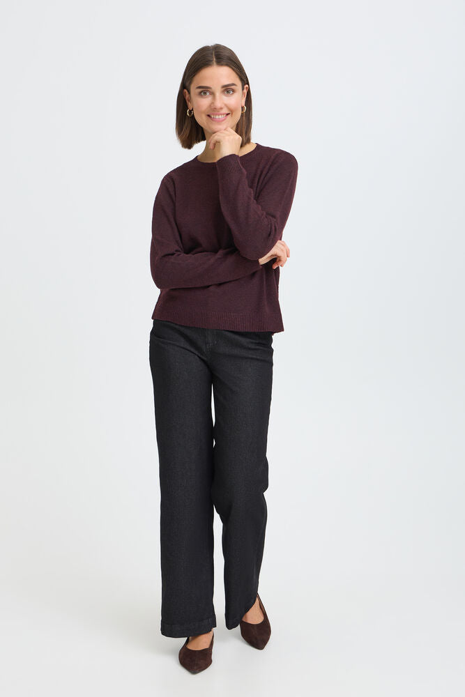 Fransa Fia Pullover Port Royale Melange