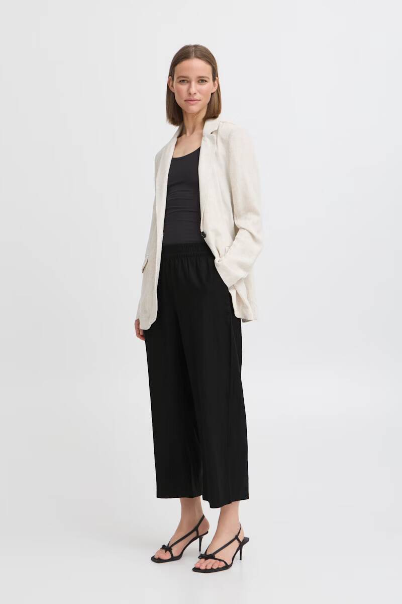 b.young Falakka Crop Trousers Black
