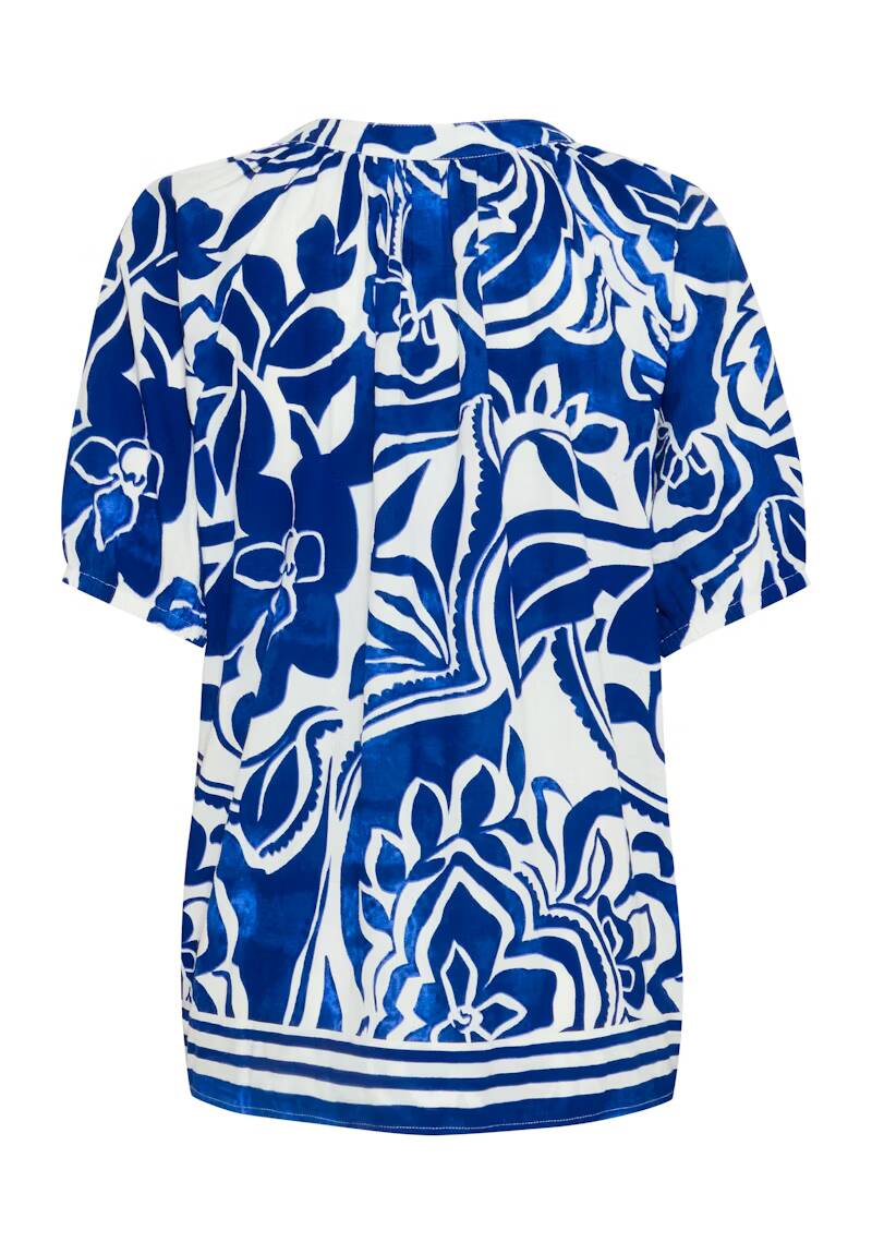 Fransa Cora Blouse Blue Lolite Art