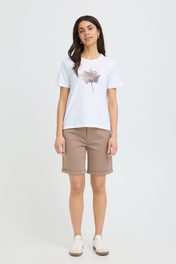 Fransa Francesca T-Shirt Savannah Tann Flower