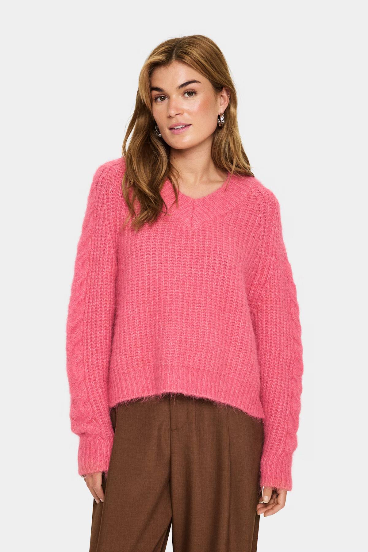 Saint Tropez Manda Jumper Wild Rose Melange