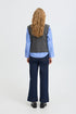 b.young Omea Vest Dark Grey Melange