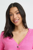 b.young Mikala Short Cardigan Phlox Pink