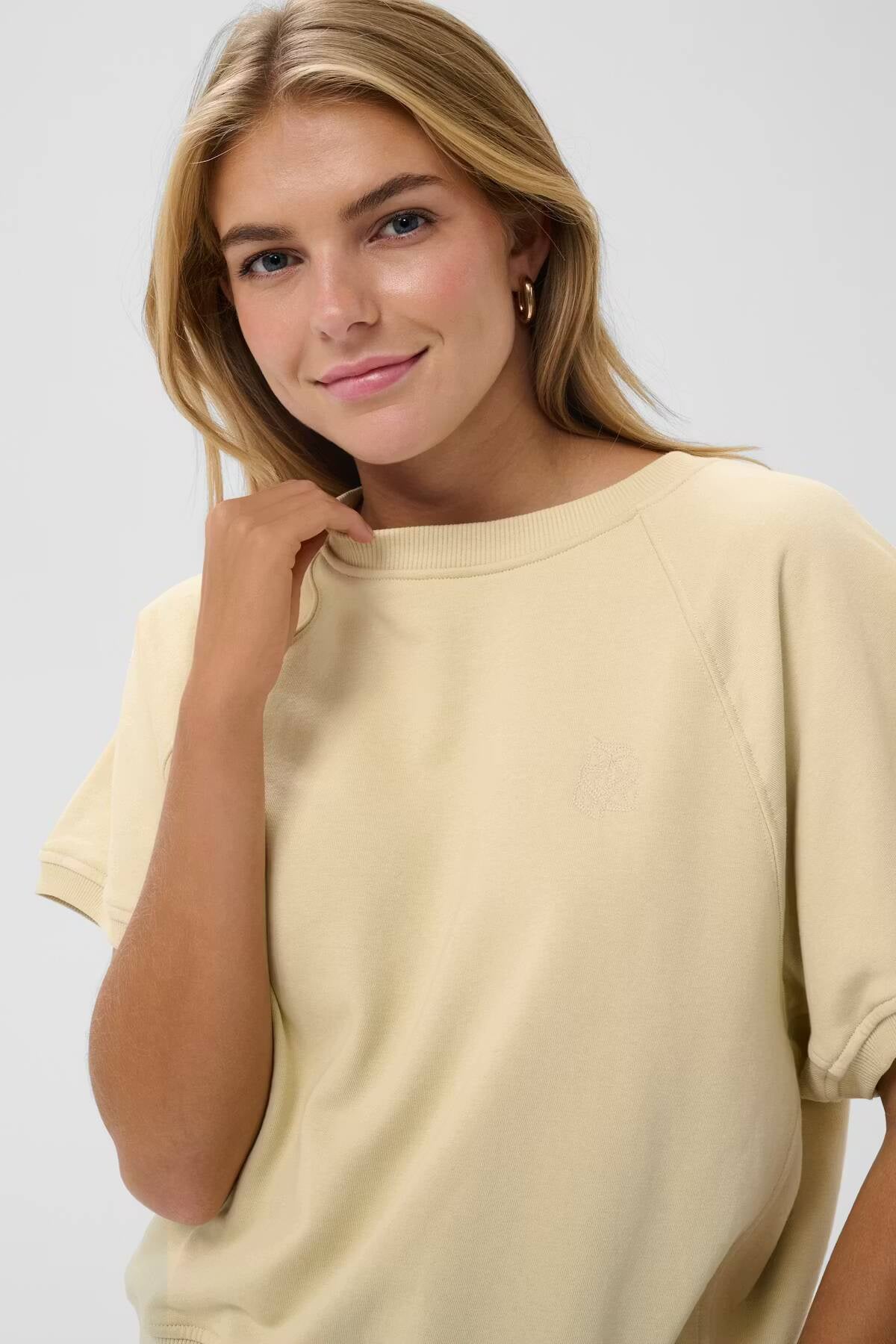 Saint Tropez Paulette Sweatshirt Brown Rice
