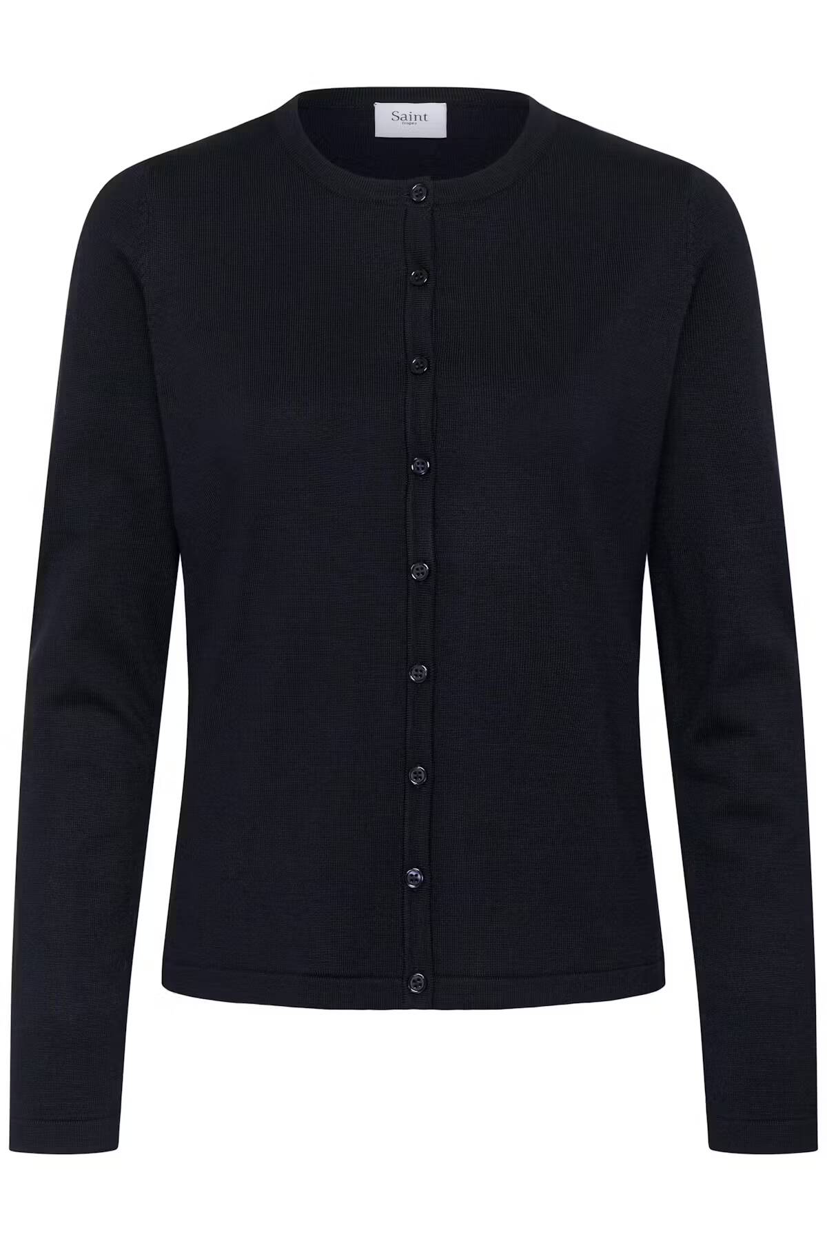 Saint Tropez Mila R-Neck Cardigan Night Sky