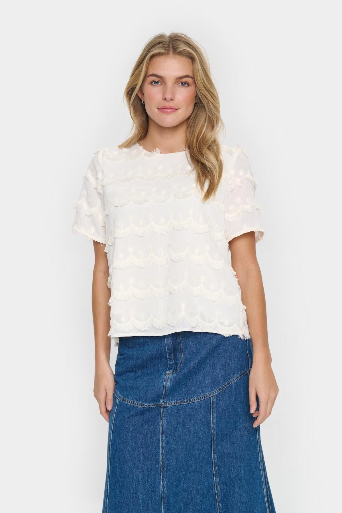 Saint Tropez Johanette Blouse Ice