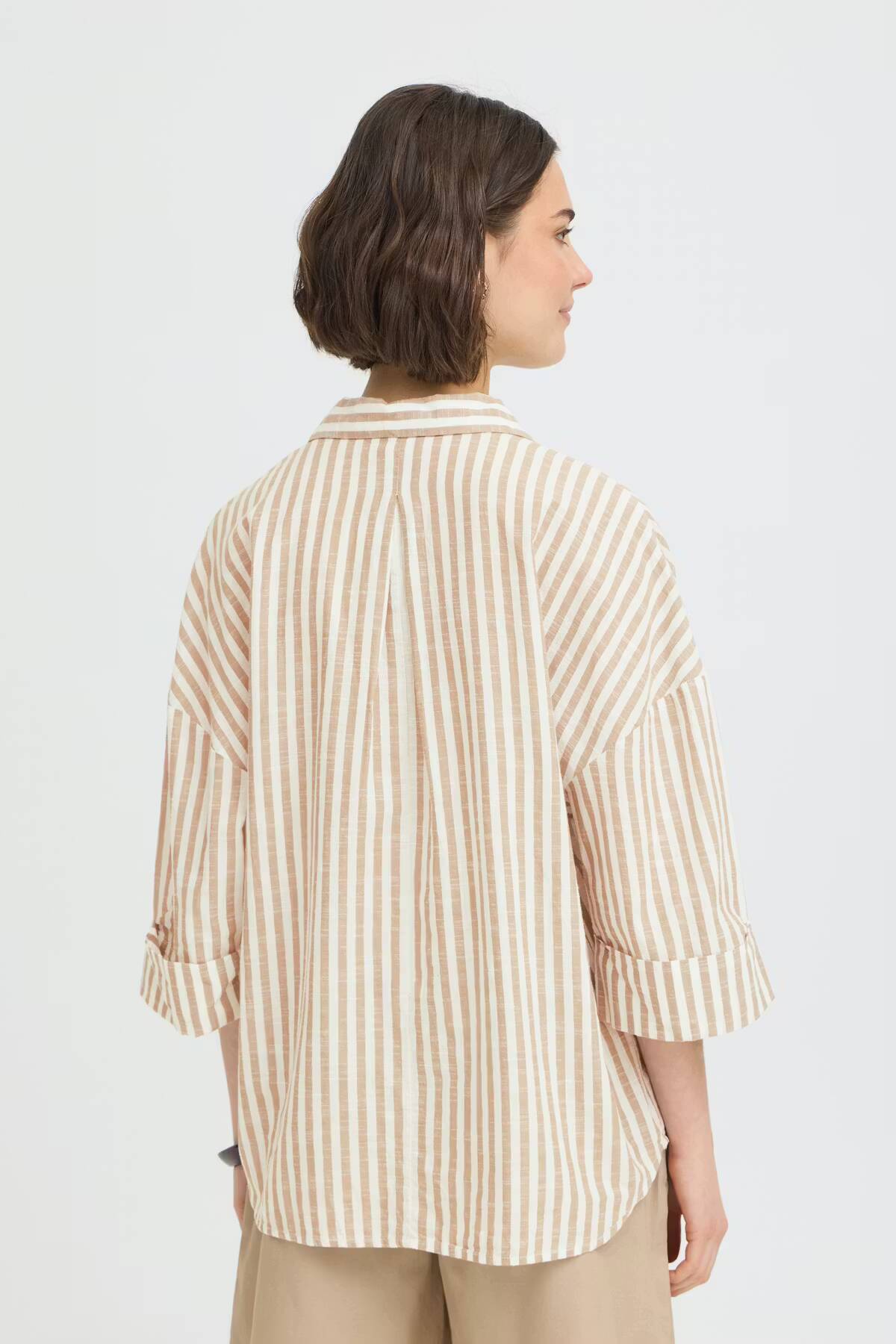 Fransa Phebe Shirt Mountain Stripe
