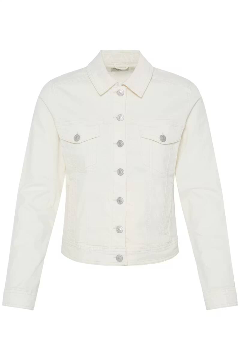 Fransa Twill Jacket Whisper White