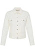 Fransa Twill Jacket Whisper White