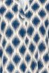b.young Joella Sleeveless Blouse Ogee Ikat Med Blue