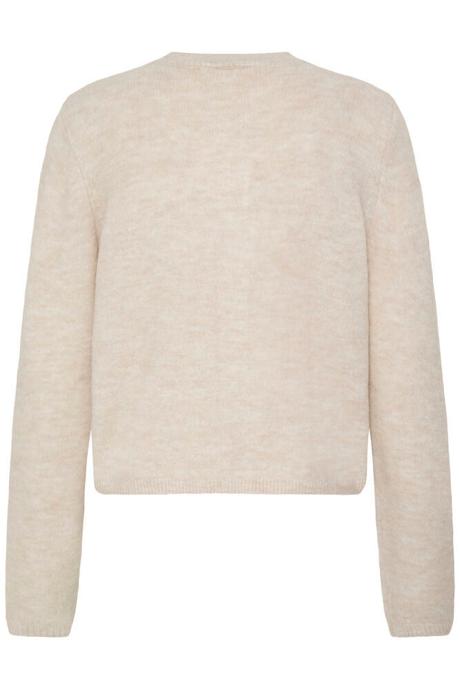 Fransa Ellis Cardigan Oatmeal Melange