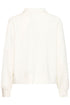Fransa Aurora Sweatshirt Whisper White