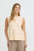 Fransa Bernie Blouse Yellow White Stripe Floral