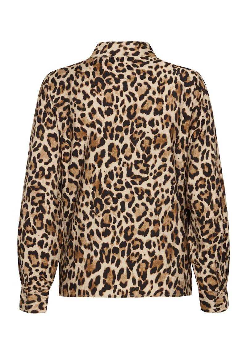 b.young Ihamma Shirt Humus Leopard Mix
