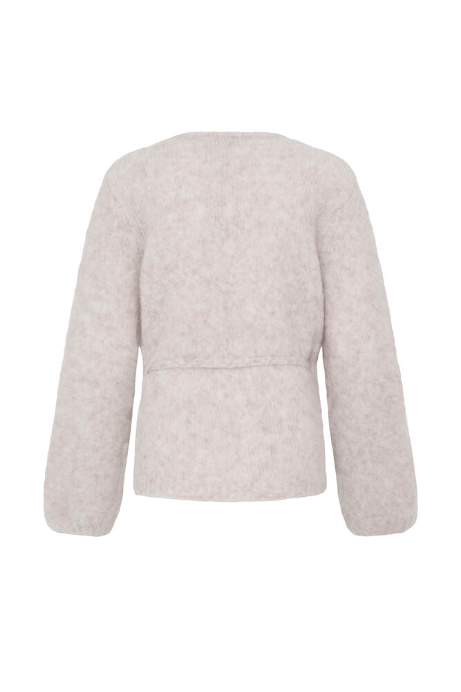 Fransa Naelle Cardigan Oatmeal Melange