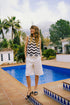 b.young Oesra Slipover Birch Stripe
