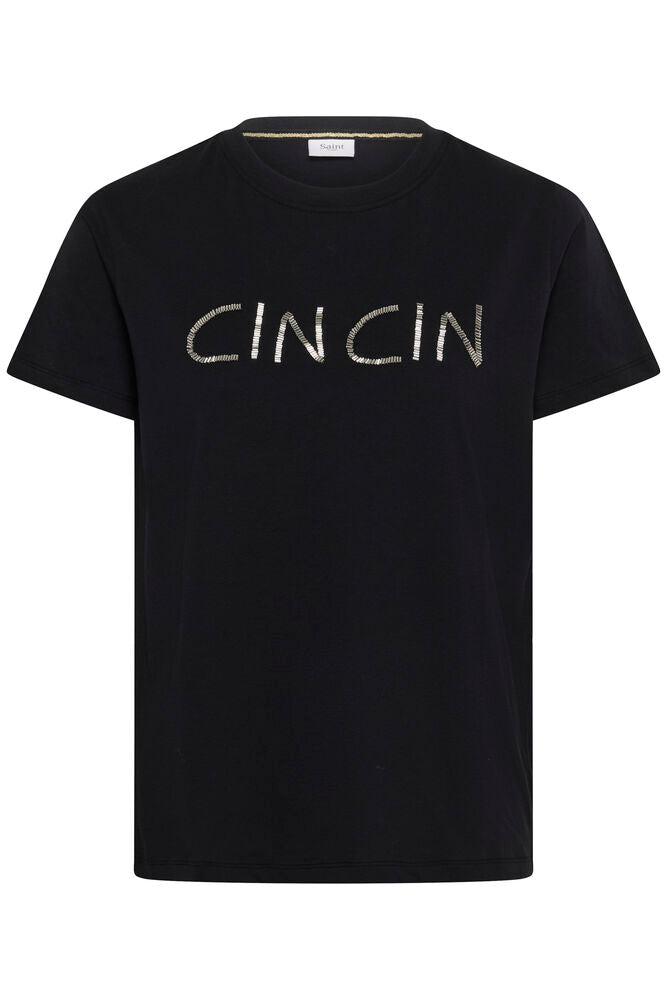 Saint Tropez Ulinea T-Shirt Black