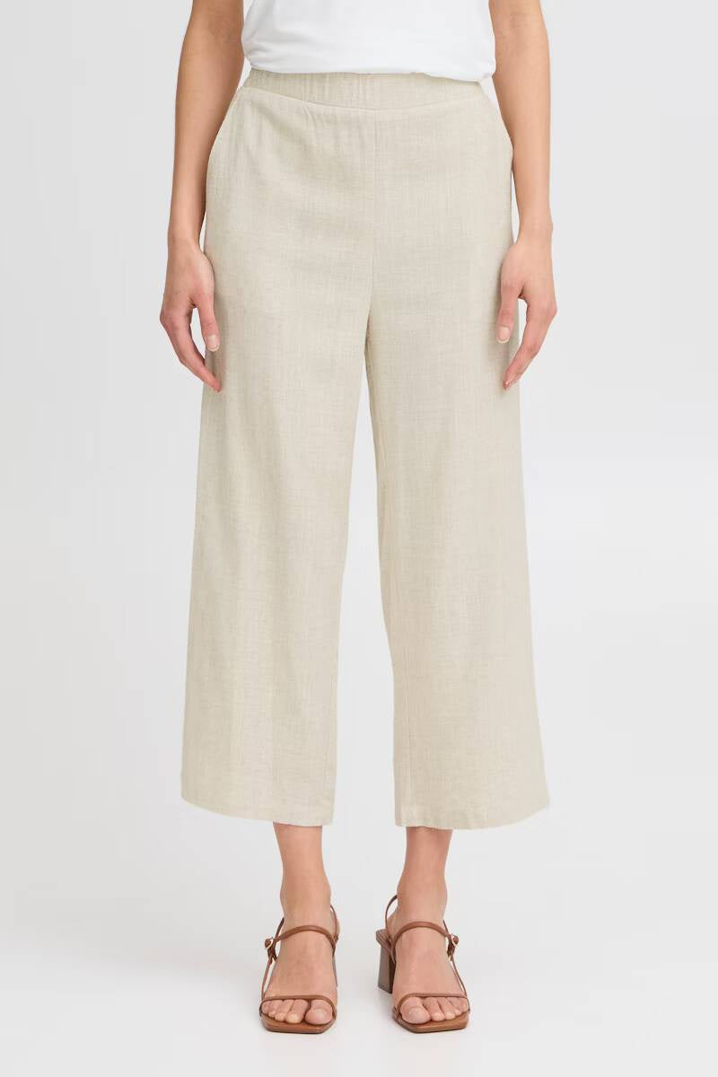 Fransa Juna Trousers Birch Melange