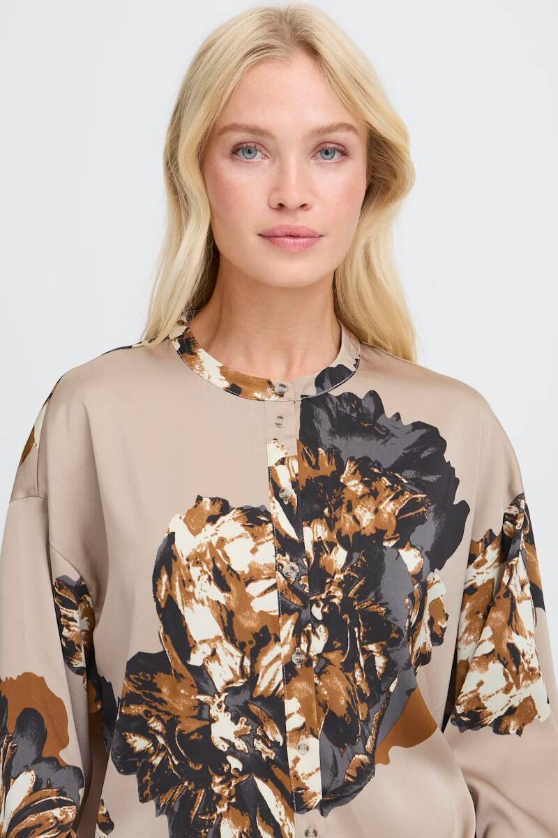 b.young Jannike Bow Shirt String Mega Flower