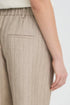 Fransa Alex Shorts Grey Morn Melange Pinstripe
