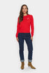 Saint Tropez Valentina Pullover Flame Scarlet