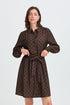 Fransa Adara Dress Hot Fudge Dotty