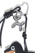 b.young Voila Dog Bag Charm Keyring Black Dachshund Charm