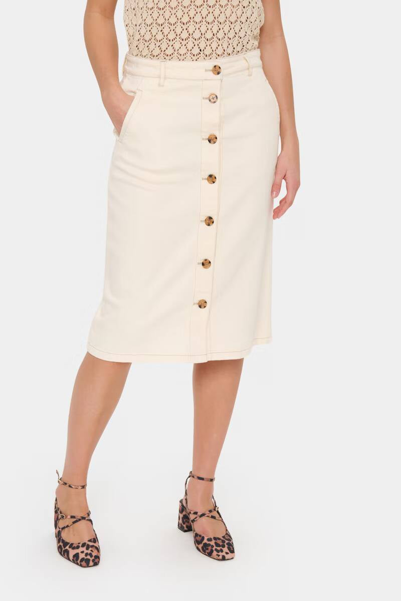 Saint Tropez Kayo Skirt Winter White